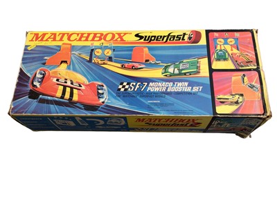 Lot 1827 - Matchbox Superfast  SF7 Monaco Twin Power Booster set.