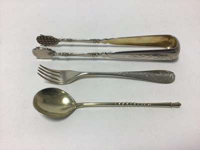Lot 8 - Group of Russian silver