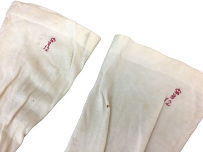 Lot 62 - H.R.H.Princess Beatrice pair silk stockings, provenance as before