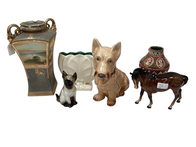 Lot 1177 - Sylvac dog and other ornaments