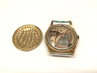 Lot 158 - 18ct gold cased Nicolet watch