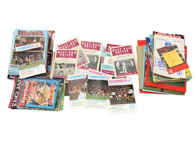 Lot 43 - Collection of football programmes to include 1960s West Ham