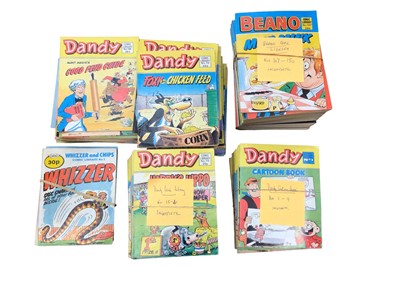 Lot 44 - Collection of Beano comics, mostly 1980s, Dandy comics, mostly 1980s and one box of Beano and Dandy annuals