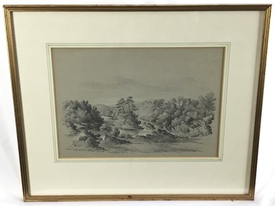 Lot 84 - Pair of early 19th century drawings of Scottish Highland scenes