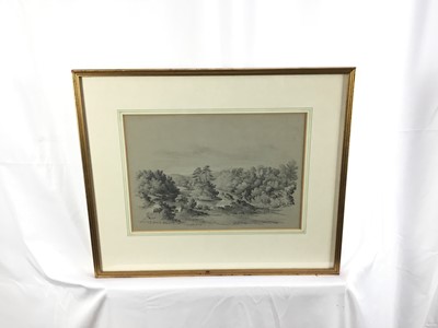 Lot 84 - Pair of early 19th century drawings of Scottish Highland scenes