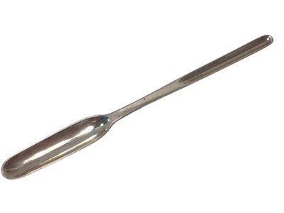 Lot 97 - George II silver double ended marrow scoop