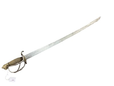 Lot 800 - Late 17th century Continental Cavalry Officers sword