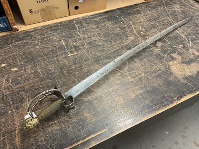 Lot 800 - Late 17th century Continental Cavalry Officers sword