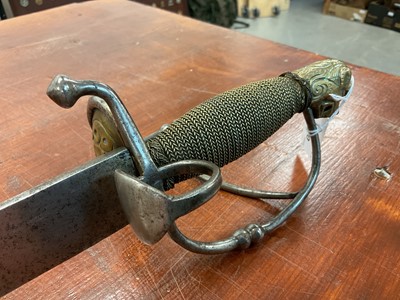 Lot 800 - Late 17th century Continental Cavalry Officers sword