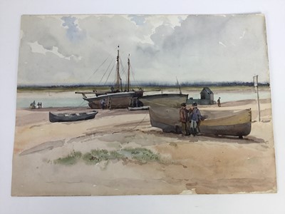 Lot 123 - Essex and Tollesbury interest - group of Tom Simpson (late 19th / early 20th century) watercolours