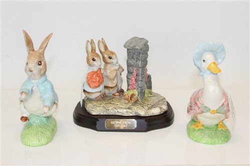 Lot 2127 - Beswick Beatrix Potter limited edition tableau...