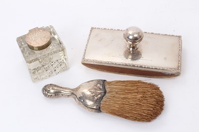 Lot 503 - Silver blotter and sundry items