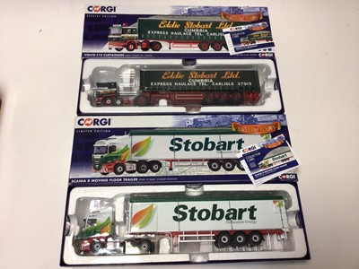 Lot 198 - Corgi Special Edition 1:50 diecast Eddie Stobbart Hauliers of Renown lorries CC13749, CC13754, CC13775, CC13768, CC13756, CC13742, CC15802, CC15508, CC15207 & CC14030 (10)