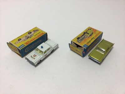 Lot 206 - Matchbox 1-75 Series Superfast models No.29 Racing Mini, No.46 Mercedes 300 SE, No.36 Draguar, No.24 Rolls Royce Silver Shadow, No.22 Pontiac Coupe, No.75 Ferrari Bertinelta, No.31 Lincoln Continen...