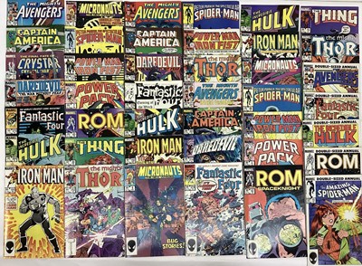 Lot 115 - Large group of Marvel comics 1980's. To include The Avengers, Moon Knight, Daredevil, The Incredible Hulk and others. Approximately 140 comics.
