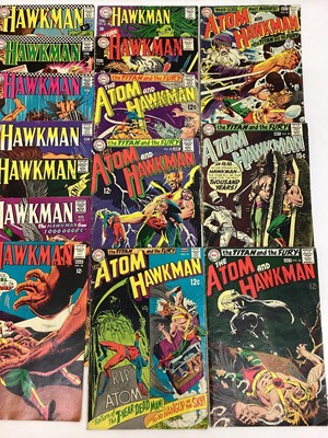 Lot 112 - Twenty three 1960's DC Comics, Hawkman together with five The Atom and Hawkman comics