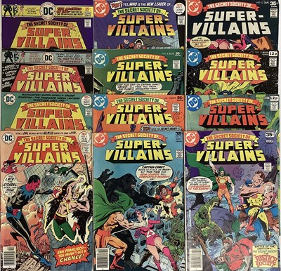 Lot 41 - Twelve DC Comics 1970's The Secret Society Of Super Villains #1 #3 #4 #5 #7 #8 #10 #11 #12 #13 #14 #15
