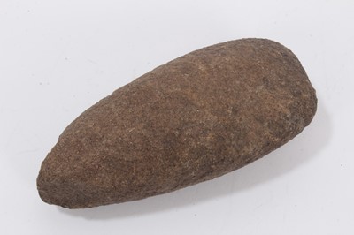 Lot 950 - Neolithic groundstone axe, c.10,000 - 2200 BC. Provenance: Found Doncaster, South Yorkshire