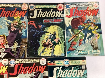 Lot 79 - Seven DC Comics 1970's The Shadow #5 #7 #8 #9 #10 #11 #12