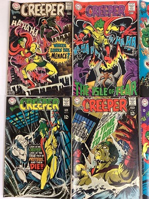 Lot 78 - Six 1968 DC Comics Beware The Creeper #1 #3 #4 #5 #6 #73