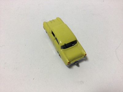 Lot 210 - Matchbox Moko Lesney No.30 Ford Prefect, No.45 Vauxhall Victor, No.46 Morris Minor 1000, No.33 Ford Zodiac and Lesney No.75 Ford Thunderbird, all boxed (some have damage) (5)