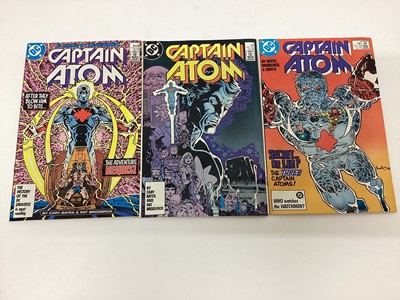 Lot 95 - Large quantity of 1987 -1991 DC Comics Captain Atom #1-20 #22 #23 #25 #27-32 #34 #35 #38-41 #43 #46-48 #53 #55 #56 together with Two Captain Atom Annuals #1 #2