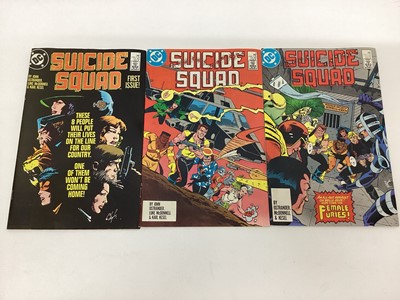 Lot 99 - Large quantity of 1980's and 90's DC Comics , Suicide Squad to include #1 #2 #3