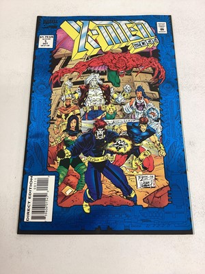 Lot 85 - Marvel comics 2099 Unlimited, issue 1 the premier of Hulk (1993). Together with some Spider-Man 2099, Doom 2099, X-men 2099, Ravage 2099 and others. Approximately 75 comics.