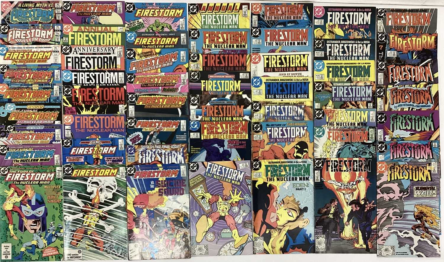 Lot 98 - Large quantity of mostly 1980's DC Comics, Firestorm The nuclear Man