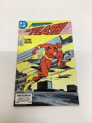 Lot 111 - Quantity of 1980's DC Comics, The Flash "Wally West as The Flash" to include #1