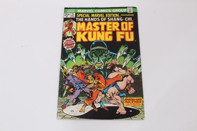 Lot 3 - Marvel comics Special marvel edition #15 The hands of Shang-chi, Master of Kung Fu (1973). 1st issue and 1st apperance of Shang-Chi, master of king fu. Priced 20 cents. (1)