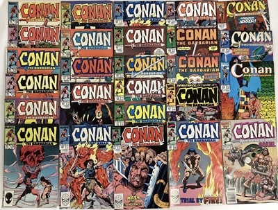 Lot 61 - Large group of Marvel comics Conan the Barbarian 1980's and 1990's. English and American price variants. Approximately 80 comics.