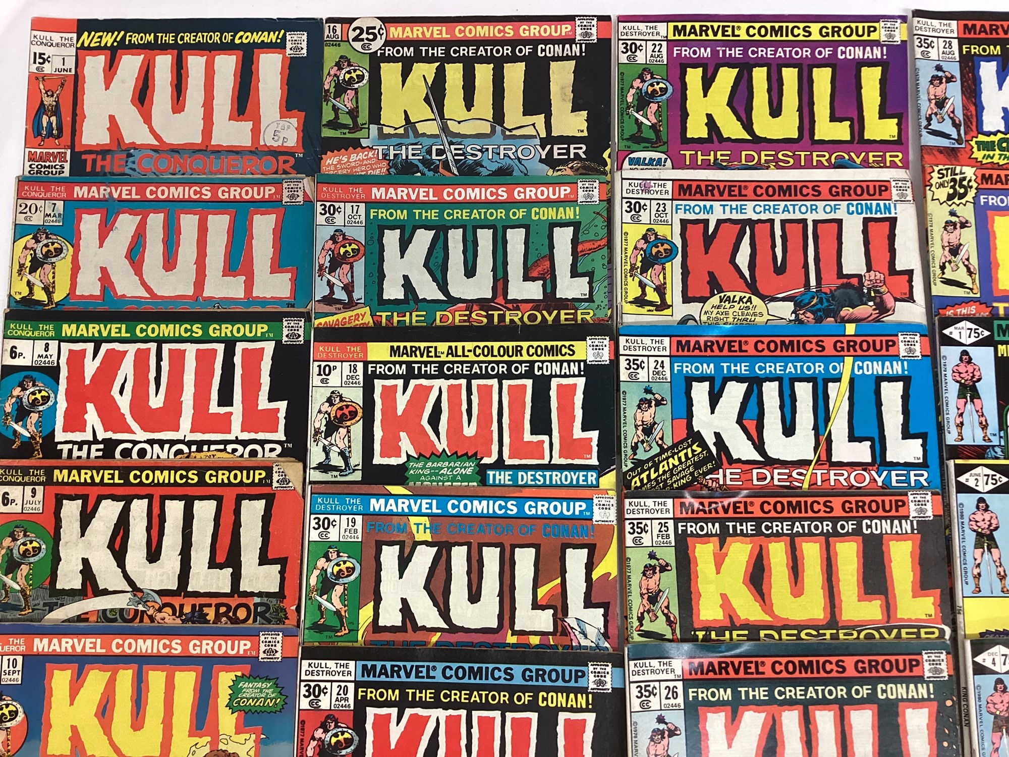 Lot 63 - Marvel comics Kull the Conqueror and Kull the