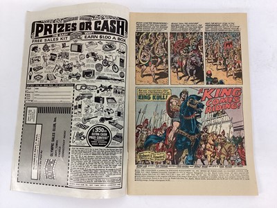 Lot 63 - Marvel comics Kull the Conqueror and Kull the Destroyer 1970's. Also includes king Conan and king sized annuals staring King Kull. English and American price variants. Approximately 30 comics.
