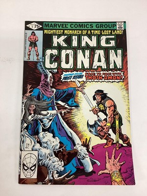 Lot 63 - Marvel comics Kull the Conqueror and Kull the Destroyer 1970's. Also includes king Conan and king sized annuals staring King Kull. English and American price variants. Approximately 30 comics.