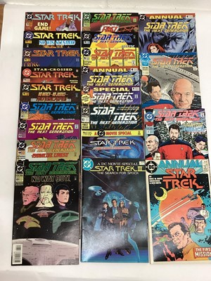 Lot 103 - Box of 1980's and 90's DC Comics, Star Trek to include 1984 Star Trek #1 and 1989 Star Trek #1