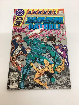 Lot 97 - Quantity of 1980's DC Comics, Doom Patrol! #1-18 missing #13 together with The Doom Patrol! ANNUAL #1 1988 and The Doom Patrol! And Suicide Squad #1 1988