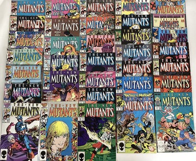 Lot 84 - Large group of Marvel comics The New Mutants (1983 - 1991). Complete run from issue 1-84 and later issues including issues 87, 1st full Cable appearance and issue 100 the finale. Also includes new...