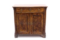 Lot 1380 - 19th century Continental figured walnut...