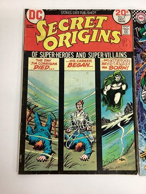Lot 29 - Three DC Comics, 1973 Secret Origins #5, 1967 The Brave and The Bold Presents The Spectre and The Flash #72, 1967 The Brave and The Bold Presents Batman and The Spectre #75