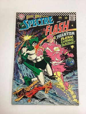 Lot 29 - Three DC Comics, 1973 Secret Origins #5, 1967 The Brave and The Bold Presents The Spectre and The Flash #72, 1967 The Brave and The Bold Presents Batman and The Spectre #75