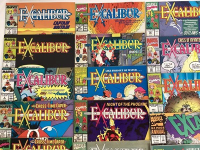 Lot 68 - Marvel comics Excalibur mixed group from 1989 to early 2000's. Mainly American price varients. Approximately 20 comics.