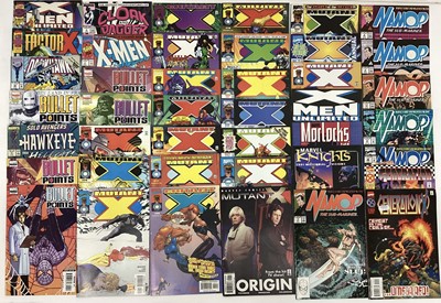 Lot 121 - Large box of Marvel comics mostly 1990's and 2000's. To include Captain America, Warlock, mutant X, Nomad, Namor and others. Approximately 200 comics.
