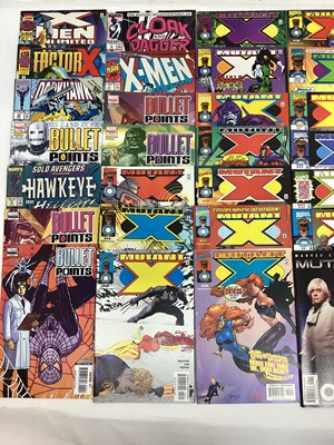 Lot 121 - Large box of Marvel comics mostly 1990's and 2000's. To include Captain America, Warlock, mutant X, Nomad, Namor and others. Approximately 200 comics.