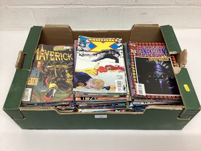 Lot 121 - Large box of Marvel comics mostly 1990's and 2000's. To include Captain America, Warlock, mutant X, Nomad, Namor and others. Approximately 200 comics.