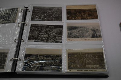 Lot 1407 - Postcars in album - Colchester collection including heraldic, shipping at the Hythe, town views including early vingettes, multiviews, street scenes, trams, land marks etc.