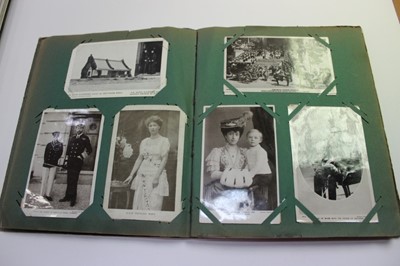 Lot 1408 - Postcards in album - Royalty collection including commemorative and souvenir cards