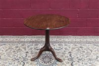 Lot 1385 - George II mahogany occasional table with...