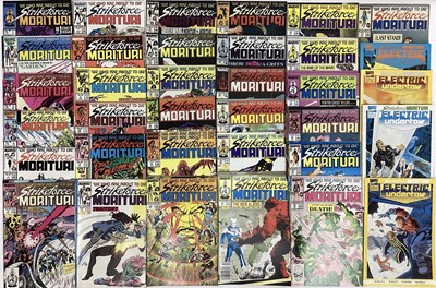 Lot 106 - Marvel Comics Strikeforce Morituri (1986 to 1989). Incomplete run from issue 1 - 31. To include issue 1 and some duplicates. Approximately 45 comics.