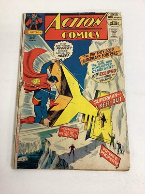 Lot 55 - Large quantity of 1970's DC Comics , Action Comics. To include #411 origin of Eclipso #481 1st appearance of Supermobile